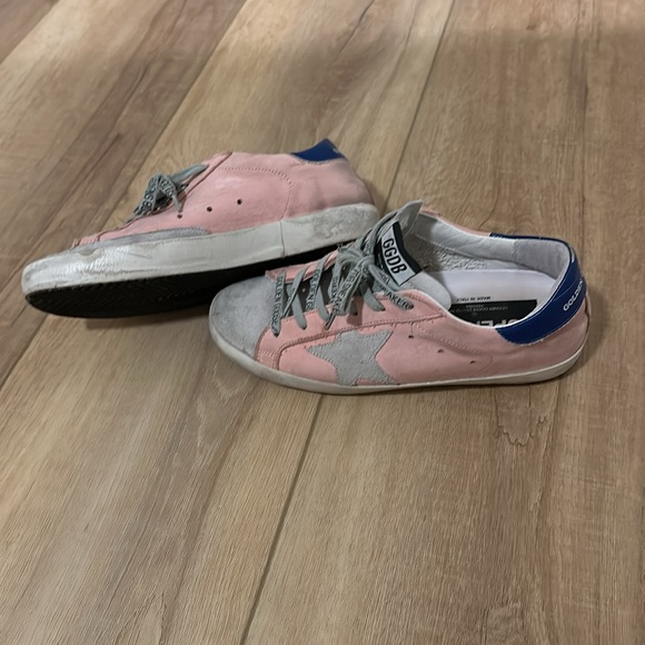 Golden Goose Superstar Colorblock Leather Sneakers Pink size 37 - Picture 4 of 8